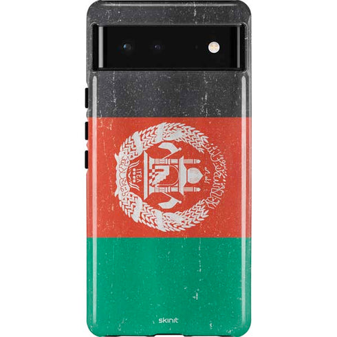 Afghanistan Flag Distressed Google Pixel 6 Case